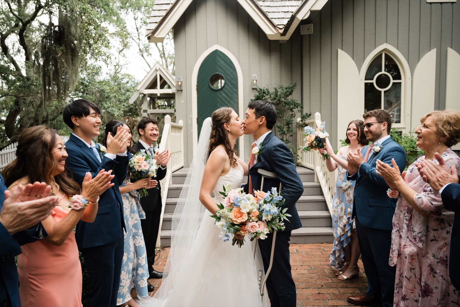 Elisa and Chris wedding story, photograph 1
