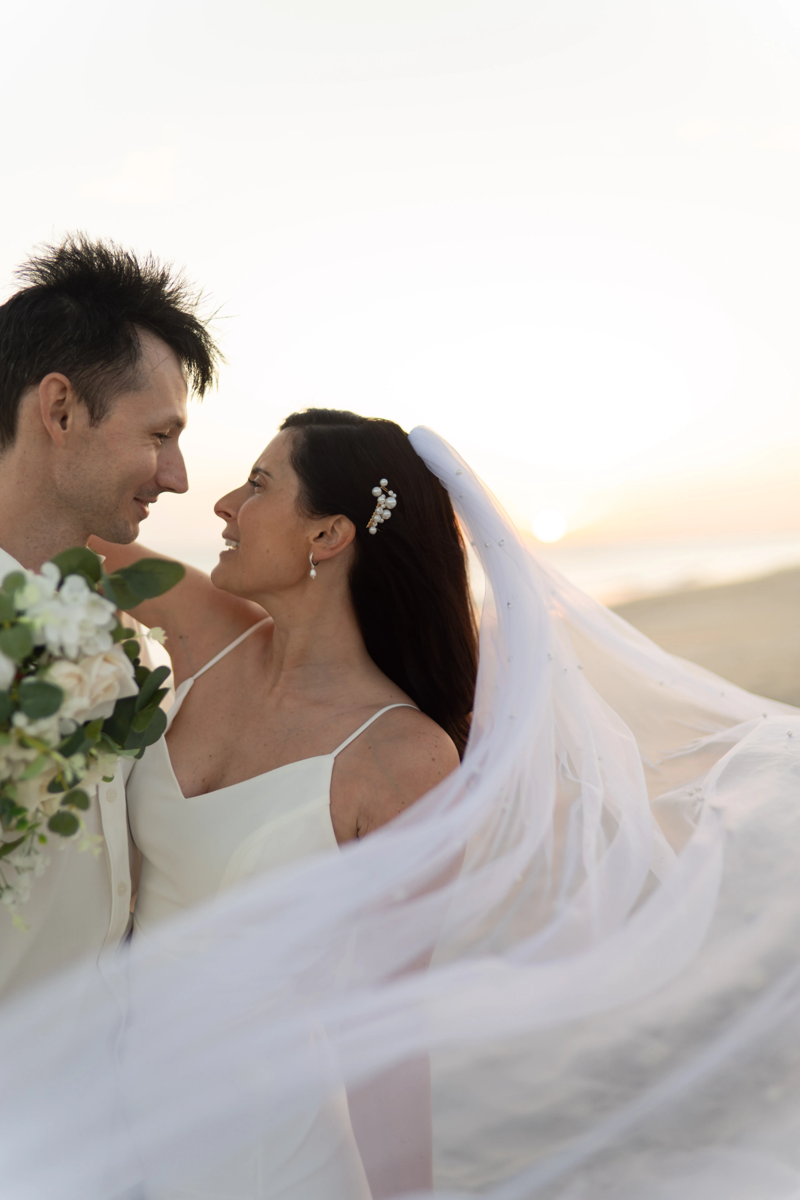 Marco Island style Airbnb wedding photo