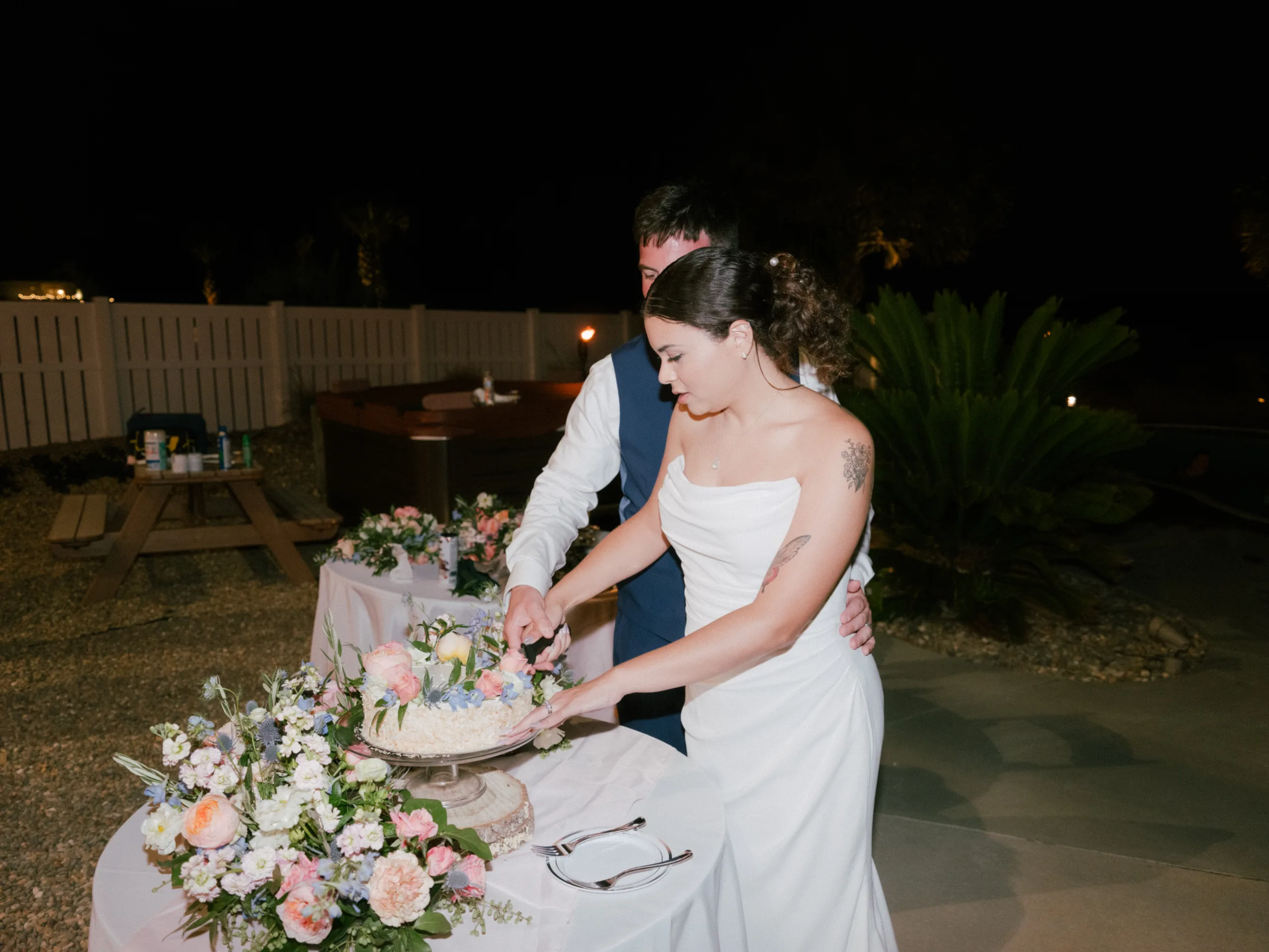 Ocean Isle Beach Airbnb wedding photo 35