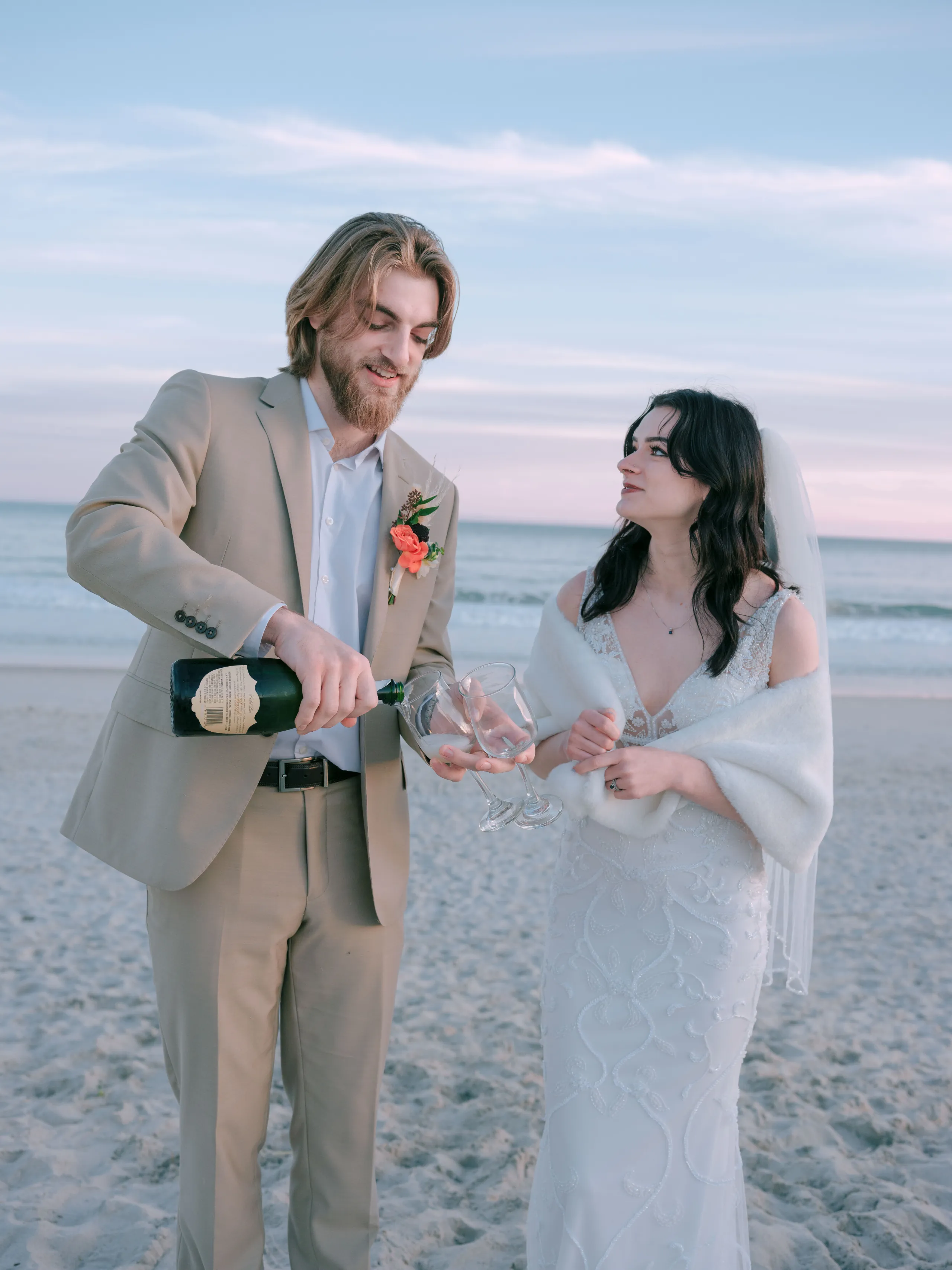 Winter Wedding in Topsail Beach wedding photo 69