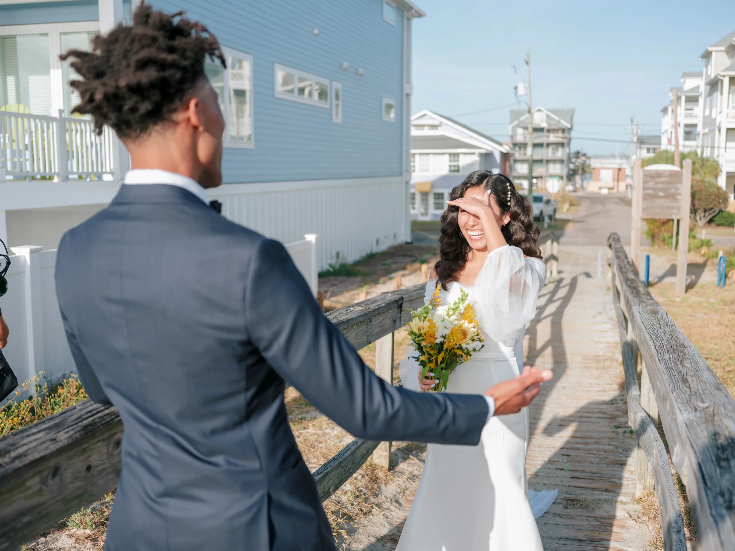 Fort Fisher Airbnb wedding photo 45